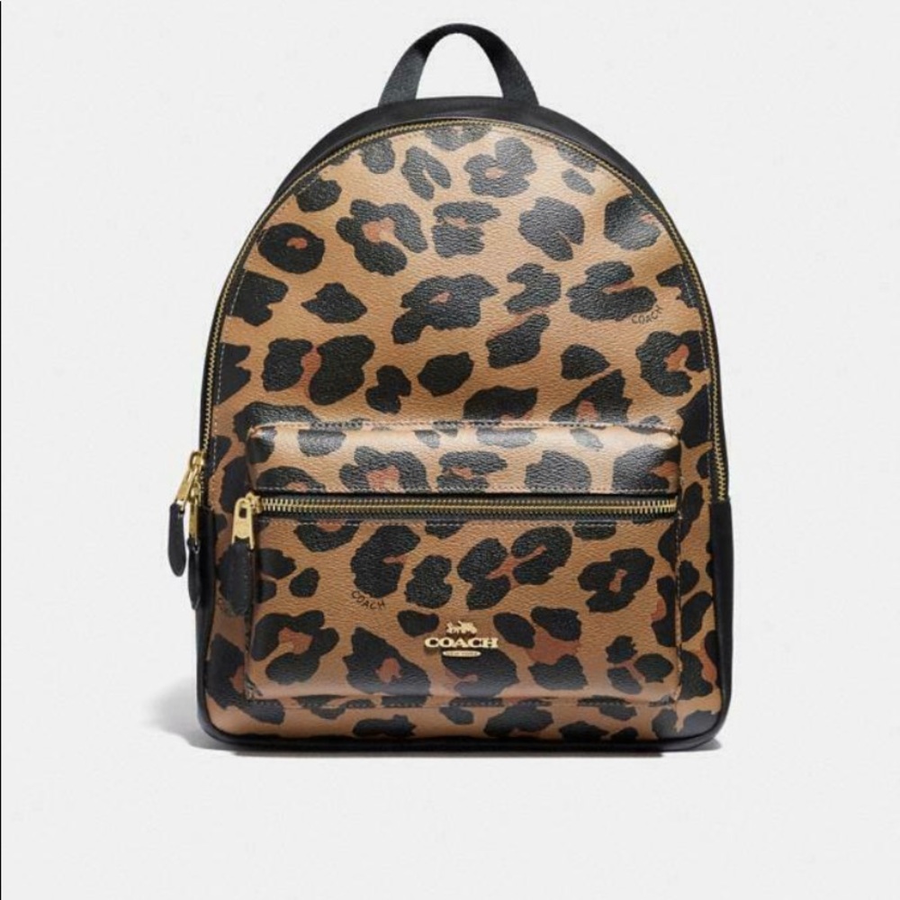 Gorgeous Animal print Coach backpack